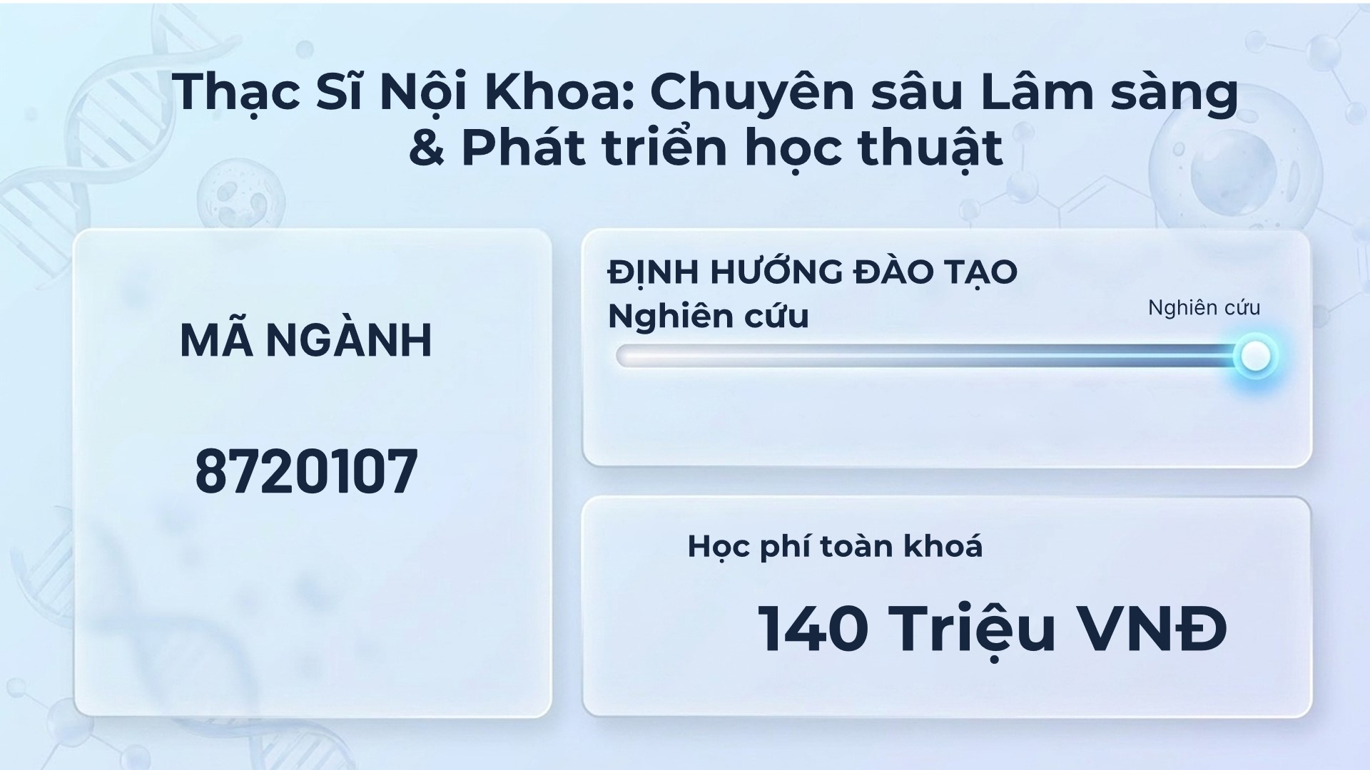 Danh mục ngành tuyển sinh Thạc sĩ đợt 2 năm 2026 ĐH Nguyễn Tất Thành